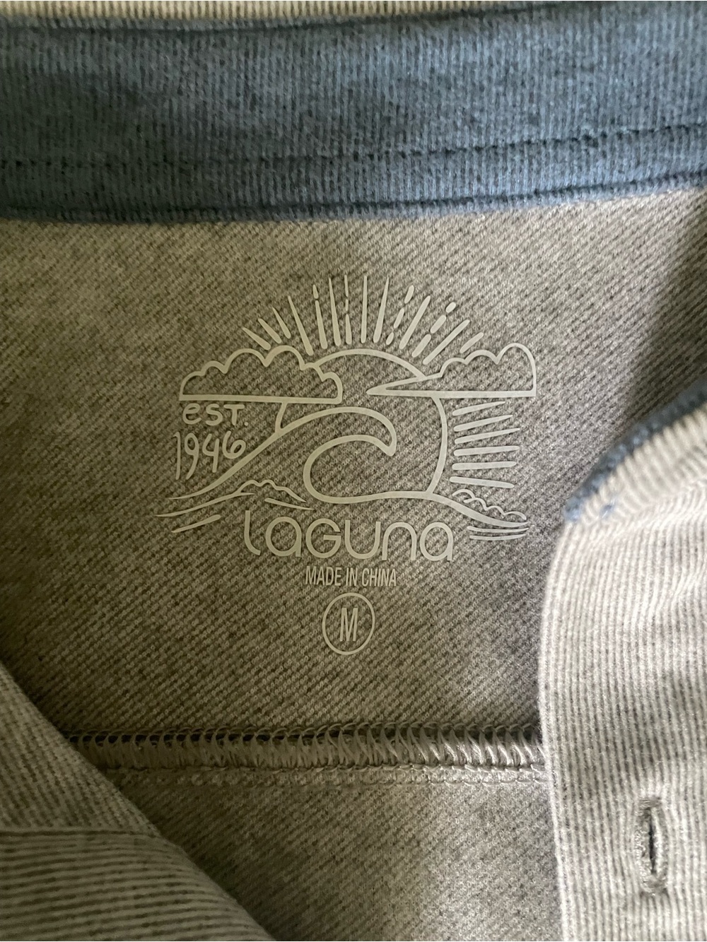 Men's Lightweight Button-Up Jacket Shirt — Light Gray - Picture 2 of 2